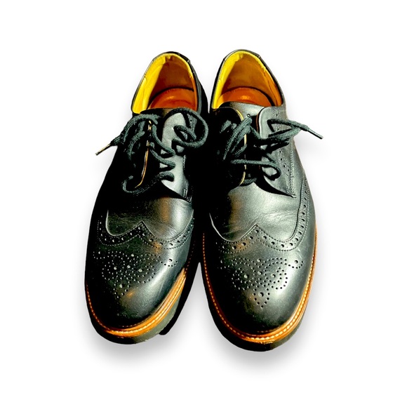 SAMUEL HUBBARD TIPPING POINT WHISKEY LEATHER WINGTIP OXFORD  Brogue Wingtip Shoes - Samuel Hubbard - Tipping Point - Men’s